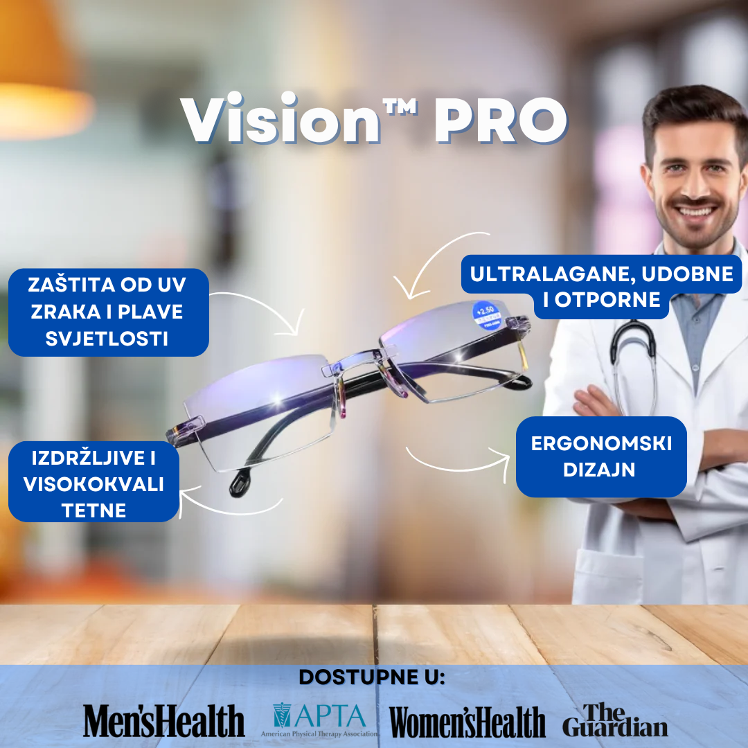 Vision™ naočale protiv plavog svjetla + kožna futrola (Kupi 1, drugi besplatno)