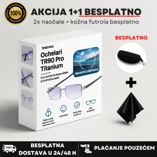 Vision™ naočale protiv plavog svjetla + kožna futrola (Kupi 1, drugi besplatno)